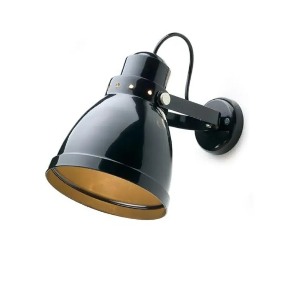 Small Wall Light with Adjustable Head - White, Steel