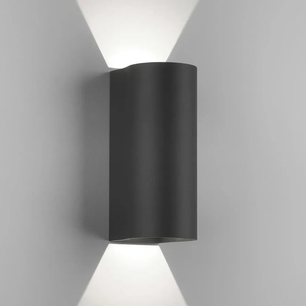 Small Wall Light with LED - Black, Aluminium