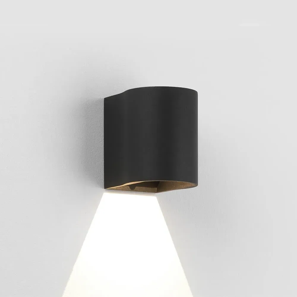 Small Wall Light with LED - Black, Aluminium image