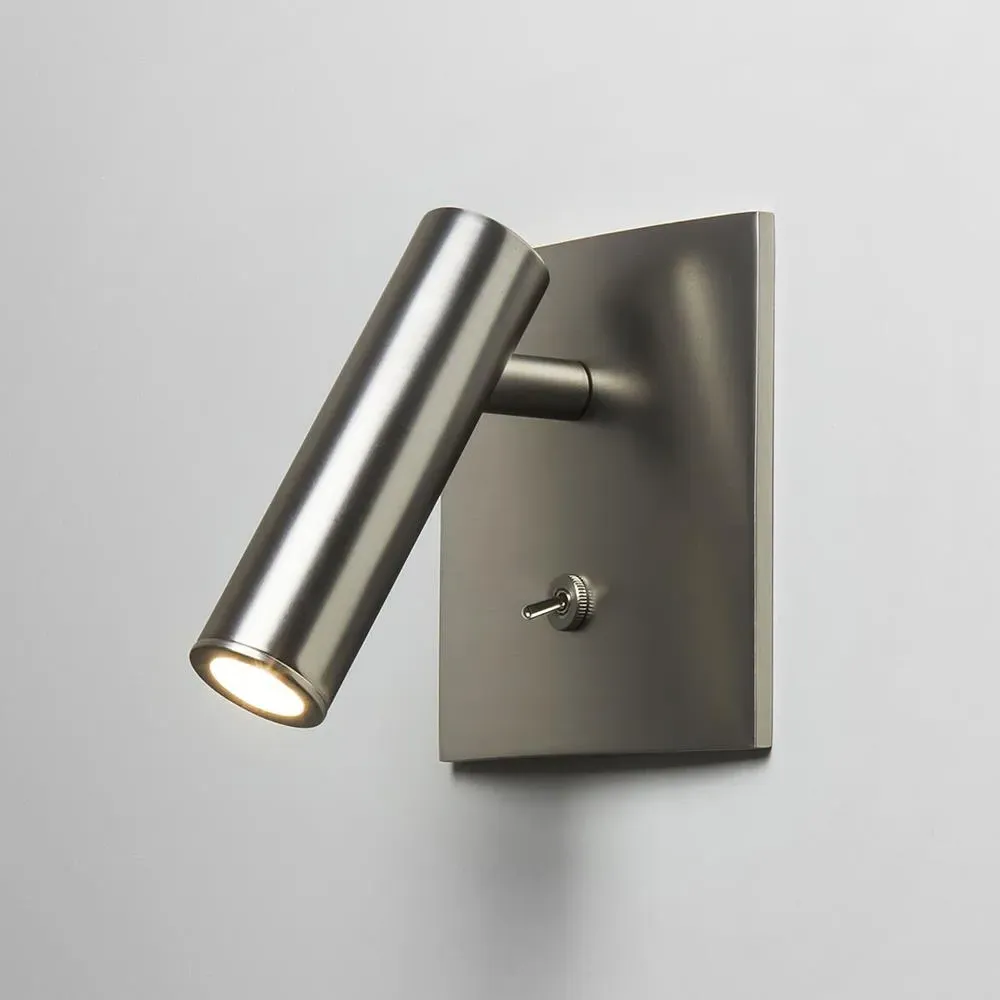 Square Wall Spotlight with LED - Black, Metal