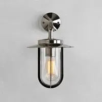 Stableyard Bracket Light - Nickel, Glass