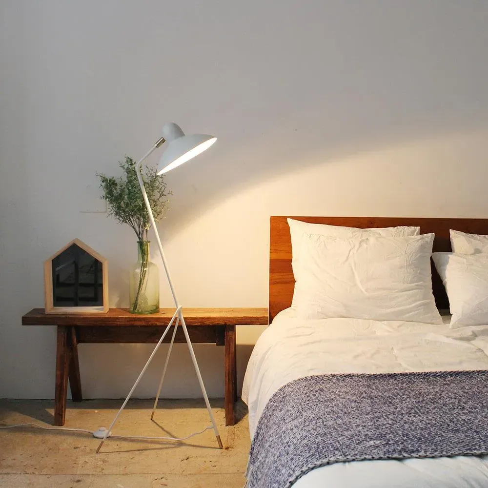 Swivel Floor Lamp - Black, Steel