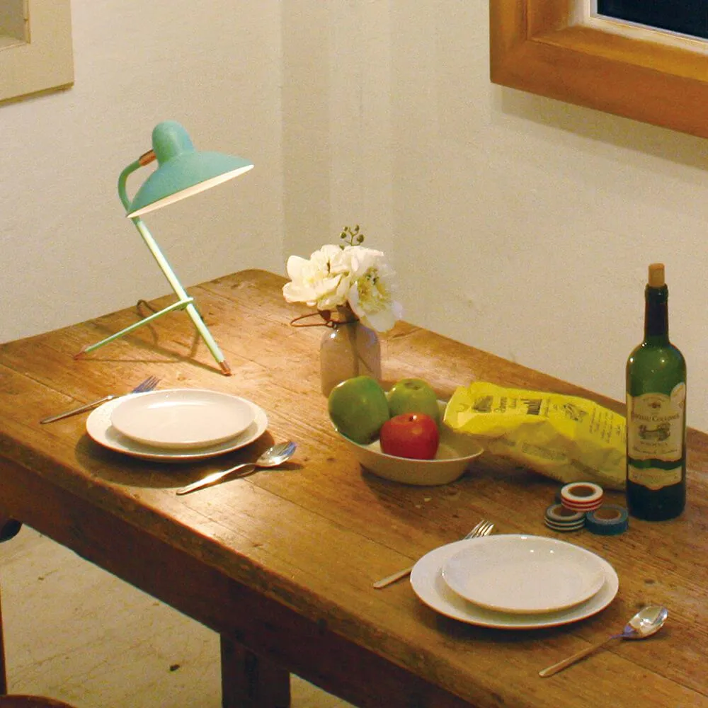 Table Lamp with Swivel Head - Mustard, Steel