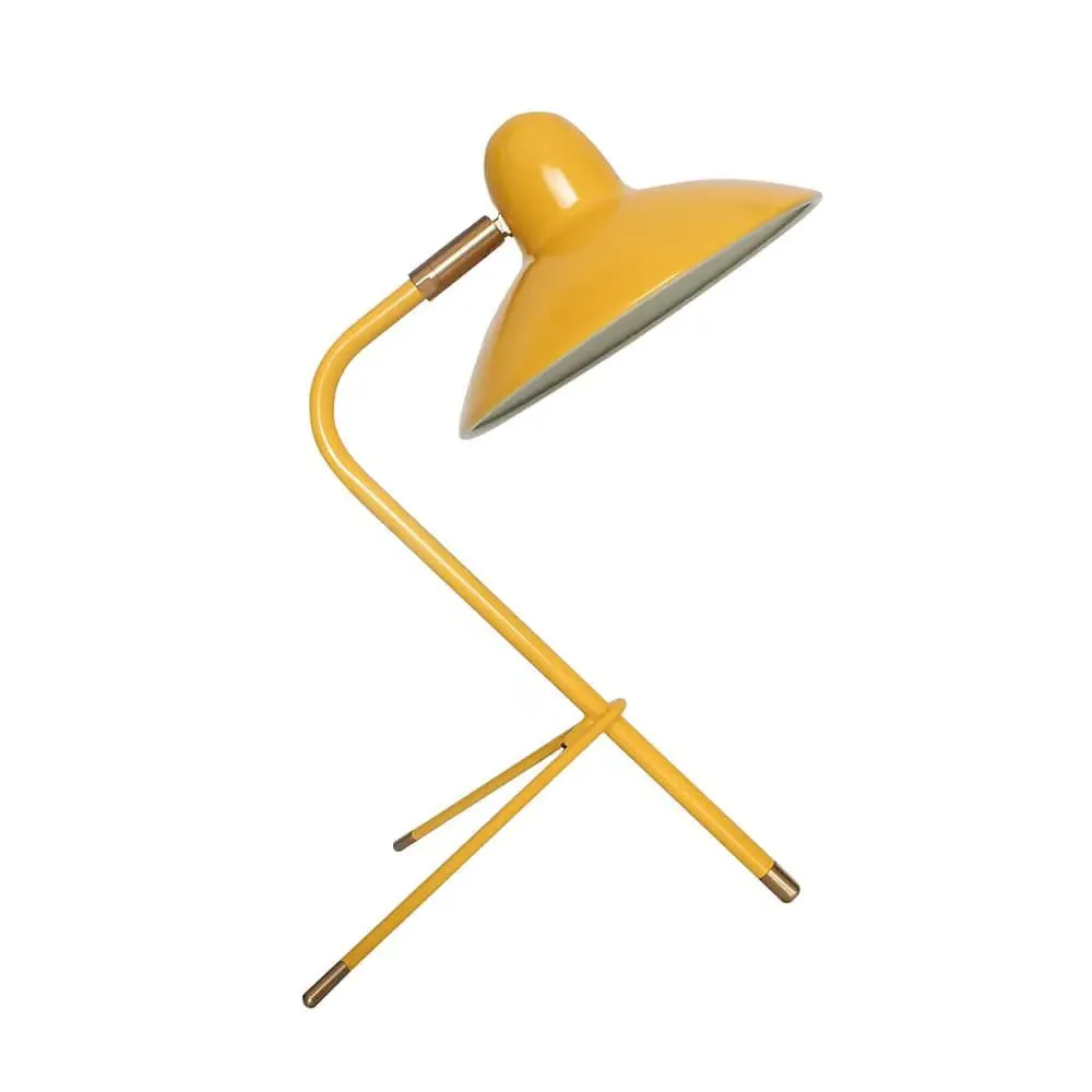 Table Lamp with Swivel Head - Mustard, Steel