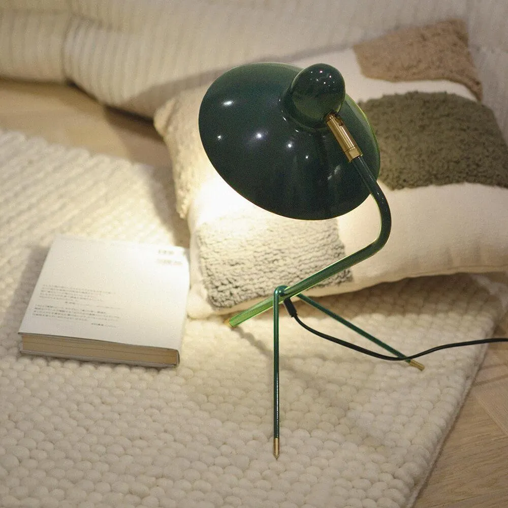 Table Lamp with Swivel Head - Scarlet, Steel