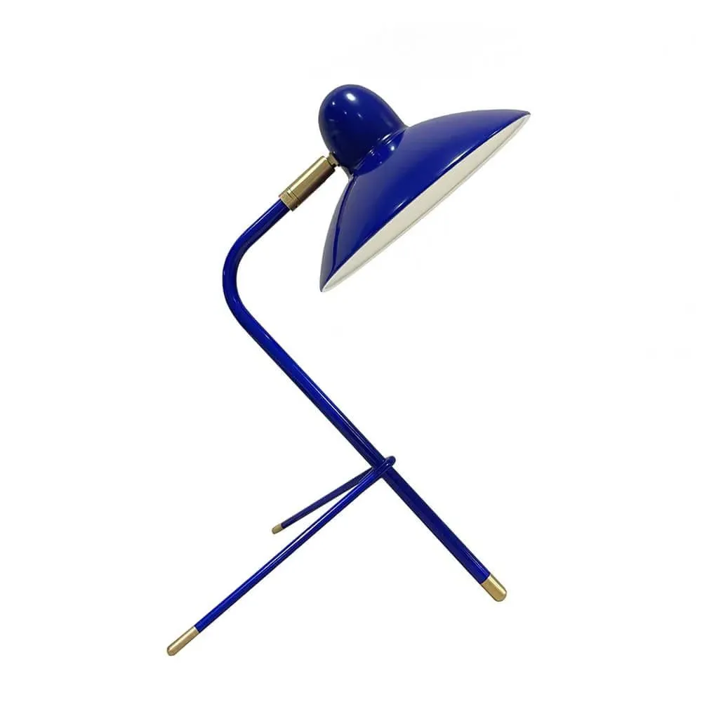 Table Lamp with Swivel Head - Ultramarine, Steel