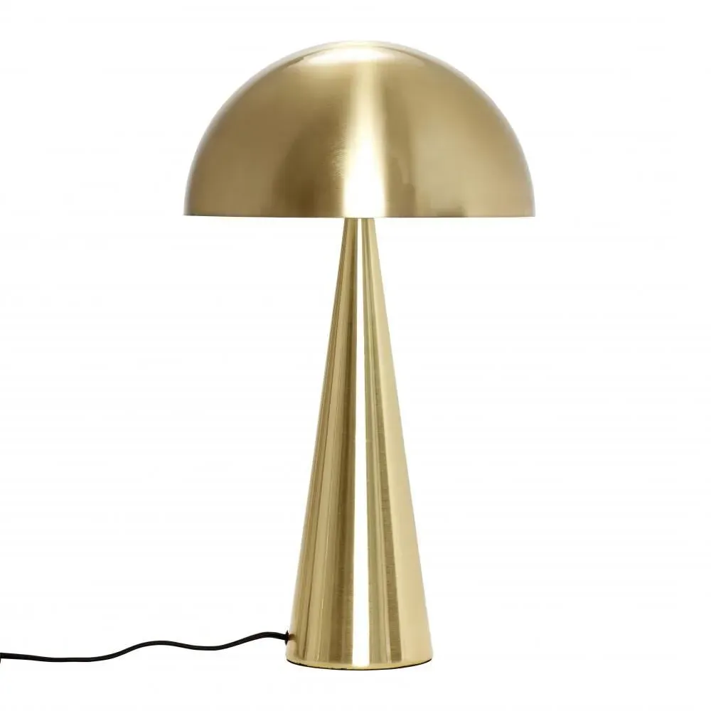 Tall Table Lamp Tapered Design - Brass, Metal image