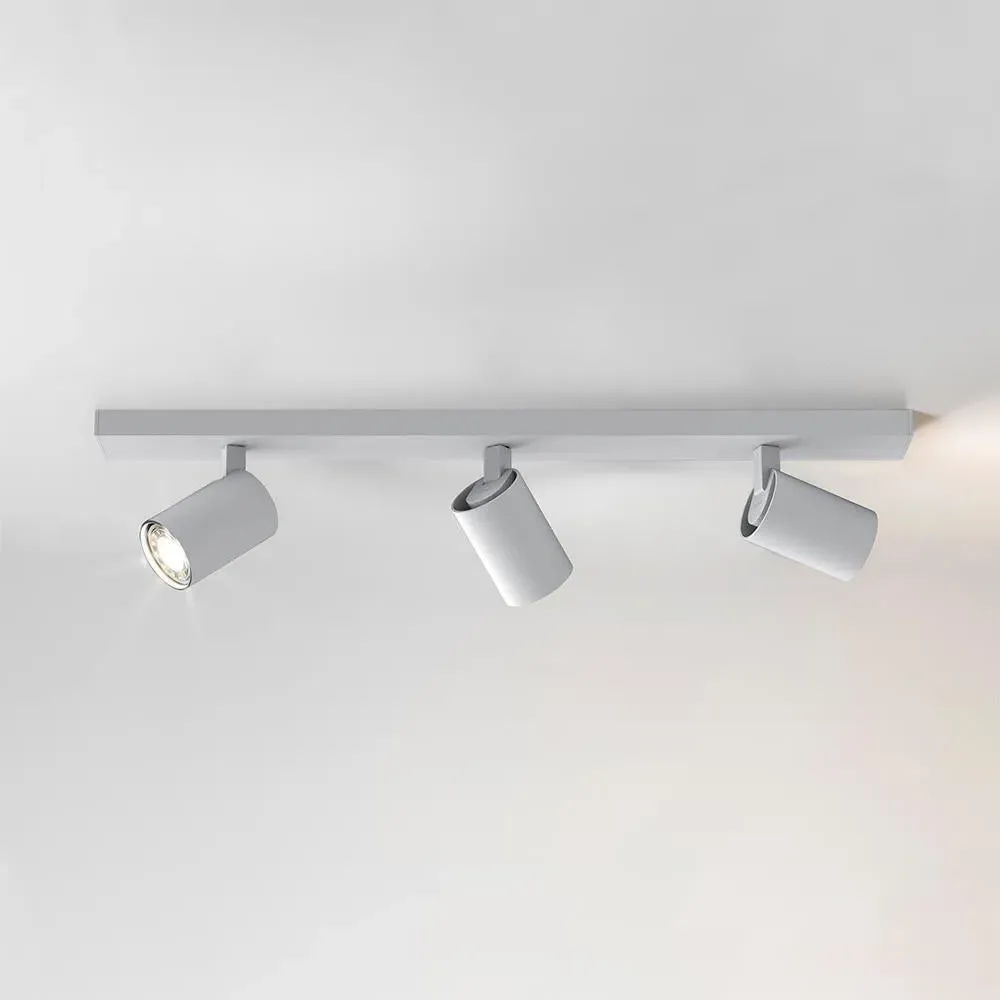 Triple Bar Ceiling Spotlights - Nickel, Metal