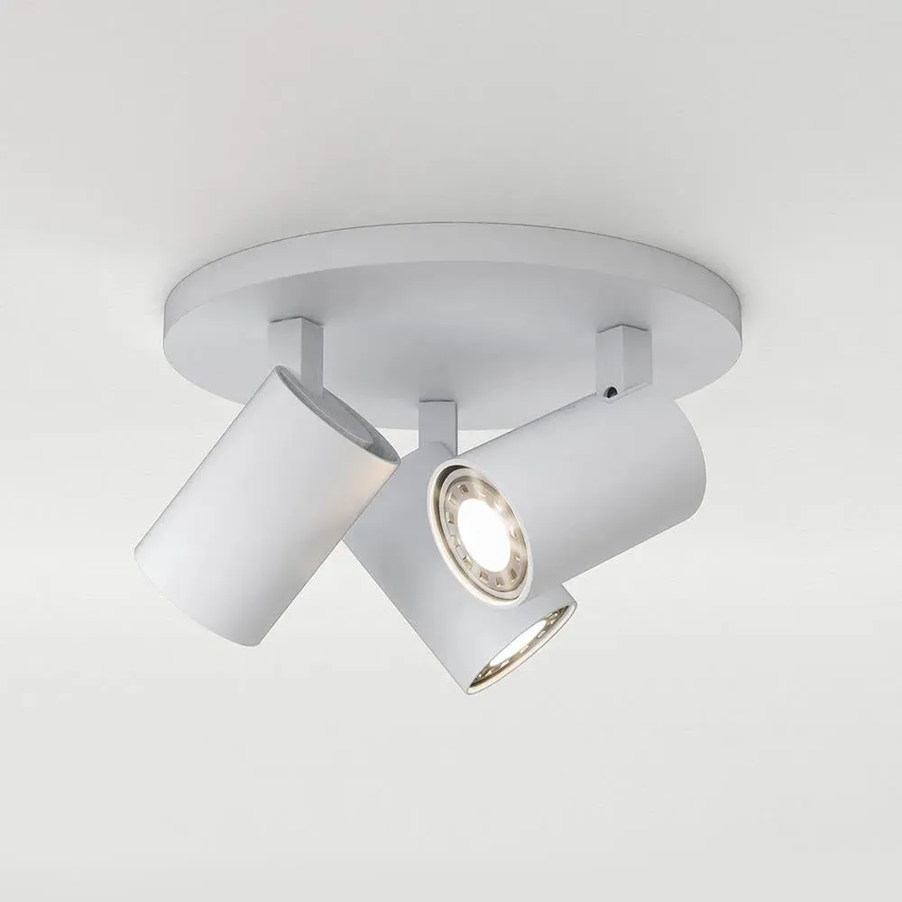 Triple Round Ceiling Spotlights - Bronze