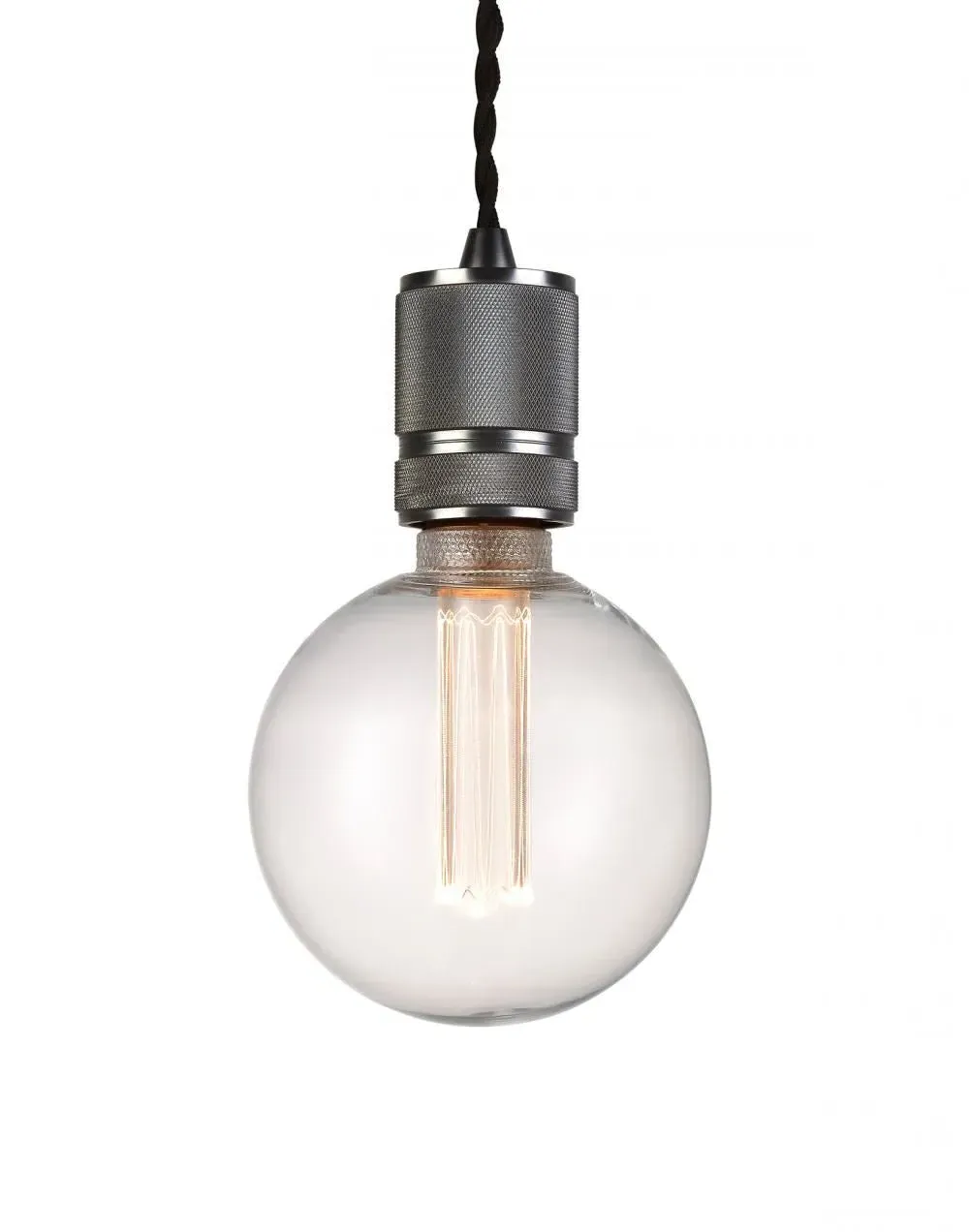 Triumph Pendant Fitting - Matt Silver