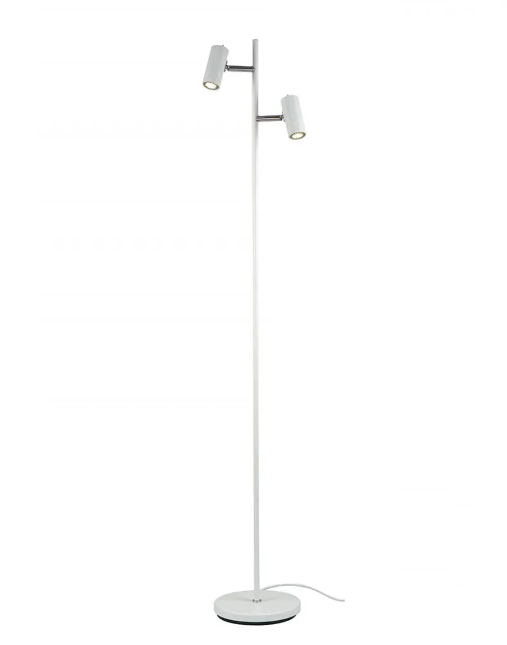 Two-Head Floor Lamp LED - White image