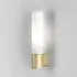 Wall Light IP44 Rated - Gold, Opal Glass