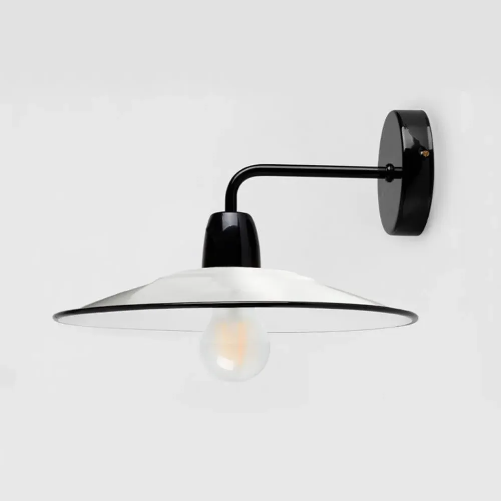 Wall Light with Enamel Finish - Mint, Metal