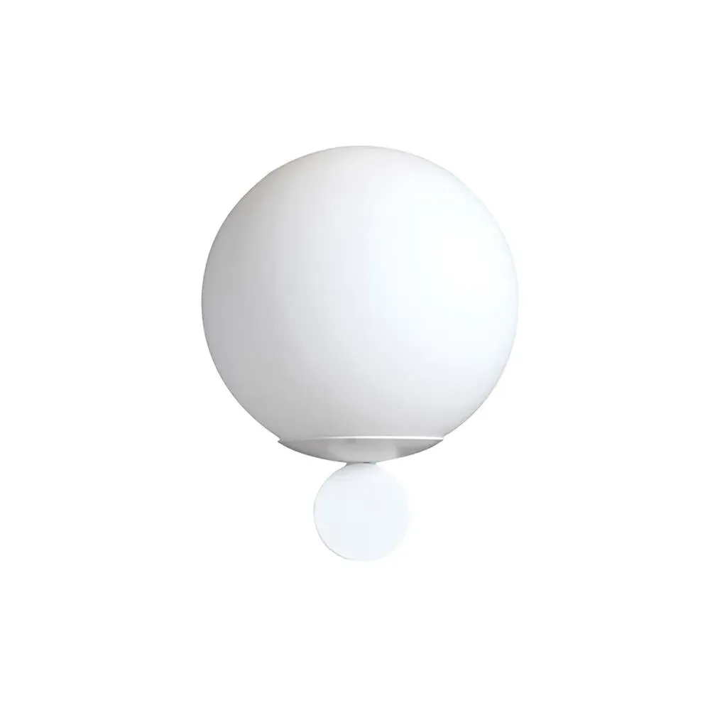 Wall Light with Frosted Glass - Gold, Metal