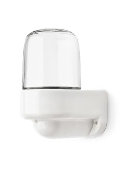 Wall Light with Frosted Glass - Porcelain