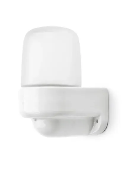 Wall Light with Frosted Glass - Porcelain