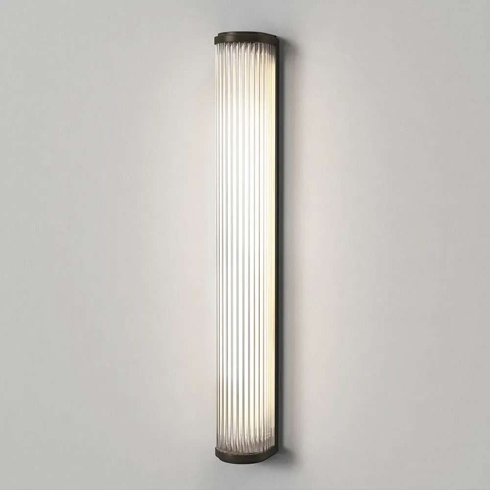 Wall Light with Glass Diffuser - Bronze, Metal image