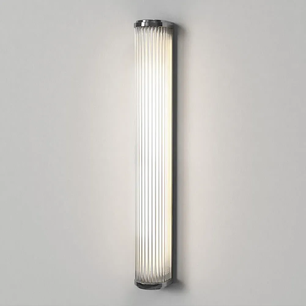 Wall Light with Glass Diffuser - Chrome, Metal