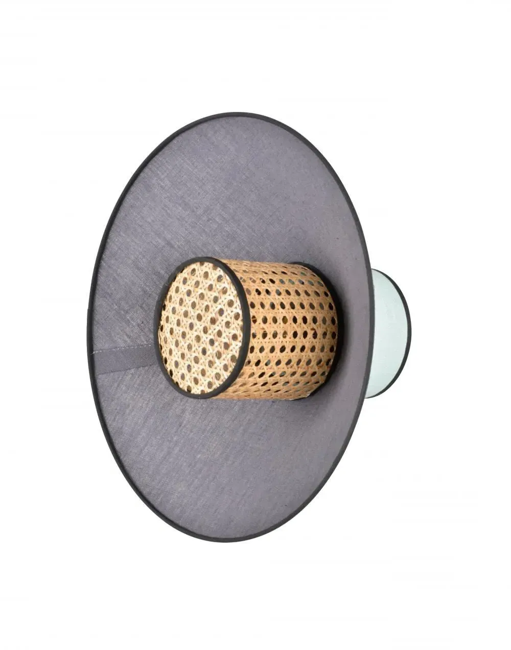 Wall Light with Stacked Shades - Blue, Linen