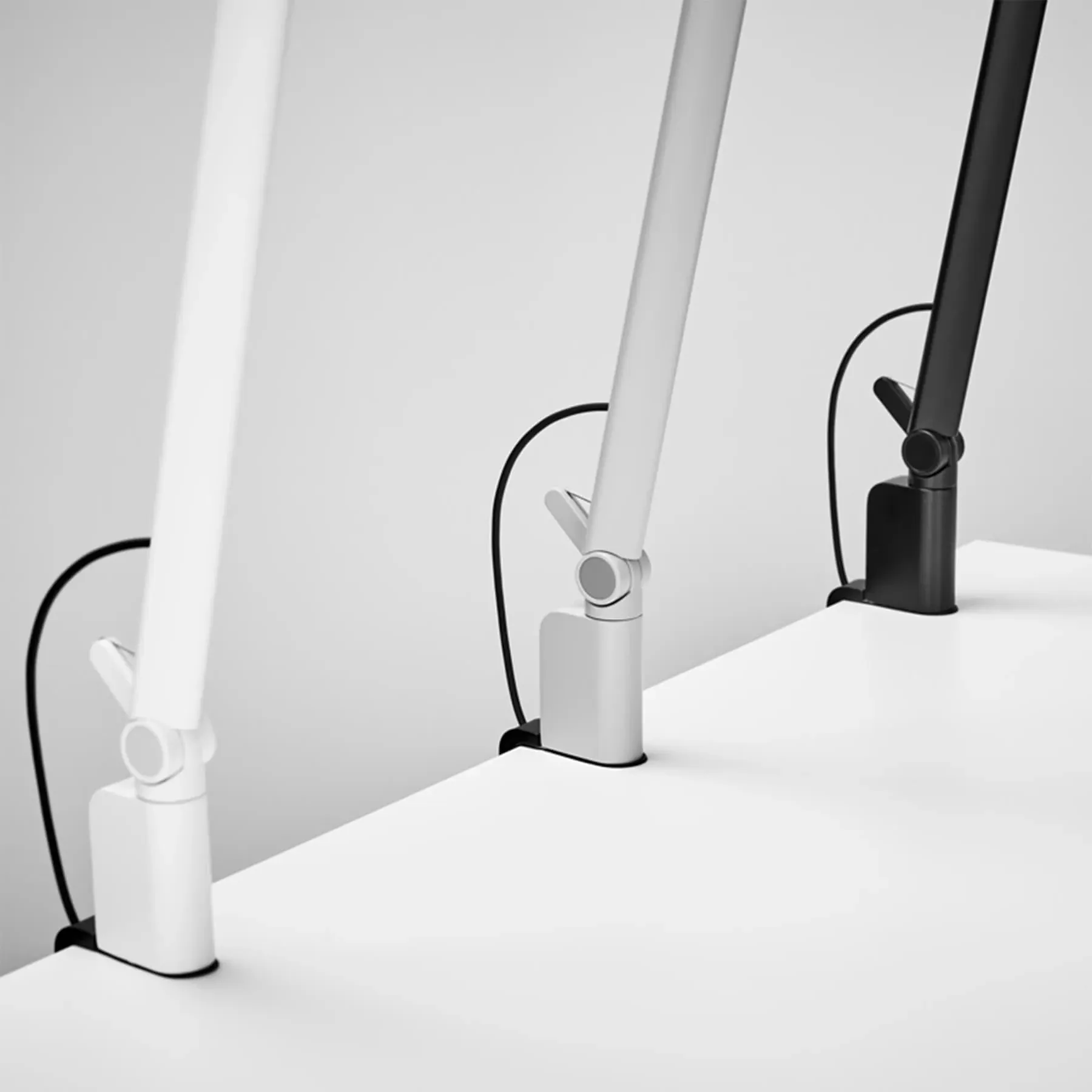 Desktop Task Light with LED Array - Light Grey