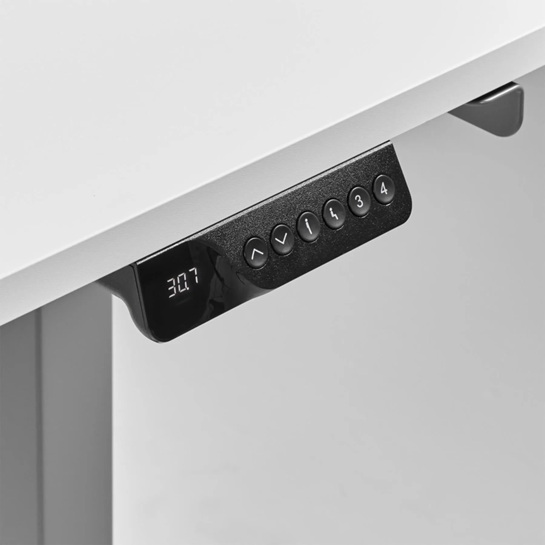 Large Sit/Stand Desk Electric Height - Black