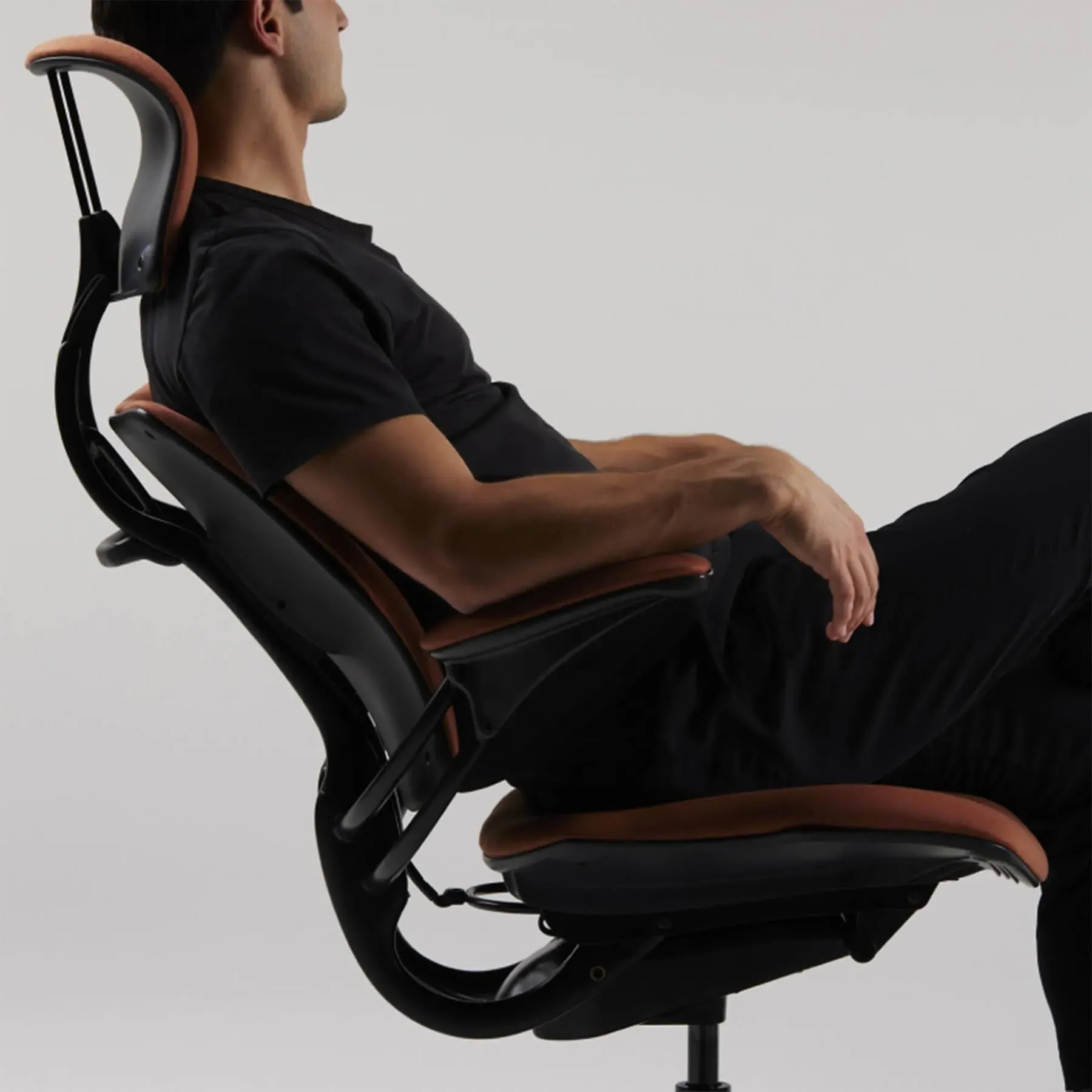 Office Chair with Headrest - Graphite, Fabric