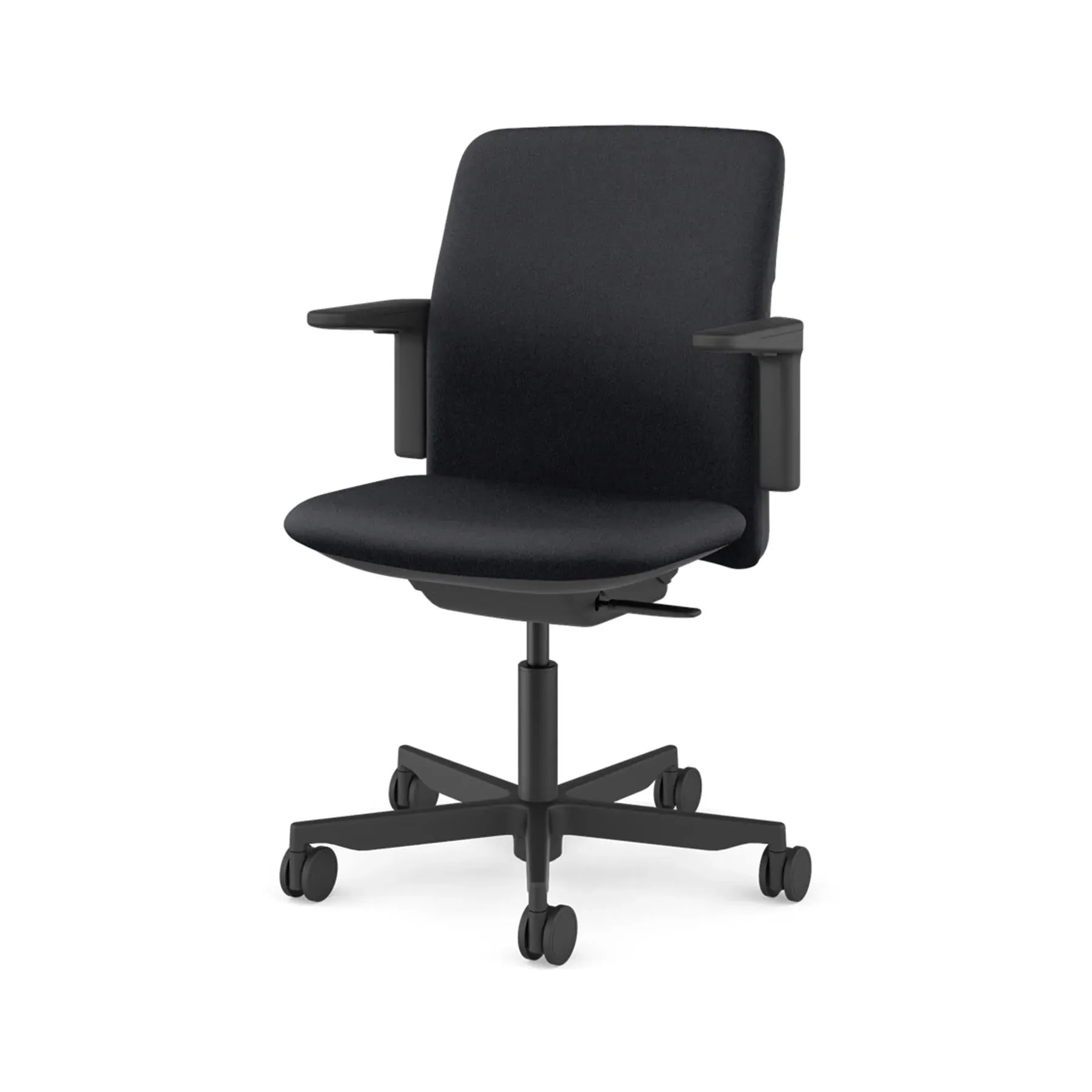 Task Chair with Gravity Mechanism - Black, Fabric image