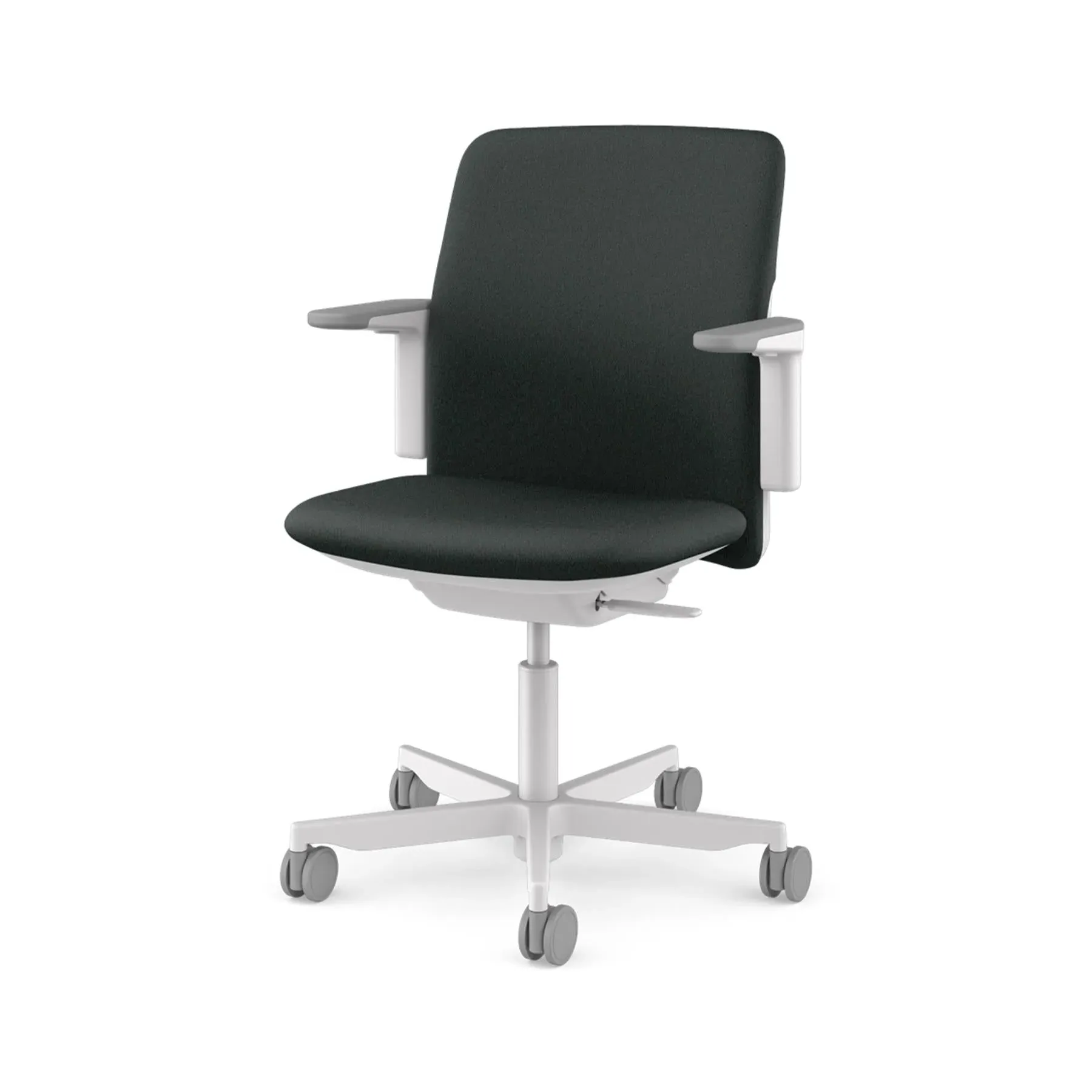 Task Chair with Gravity Mechanism - Grey, Fabric