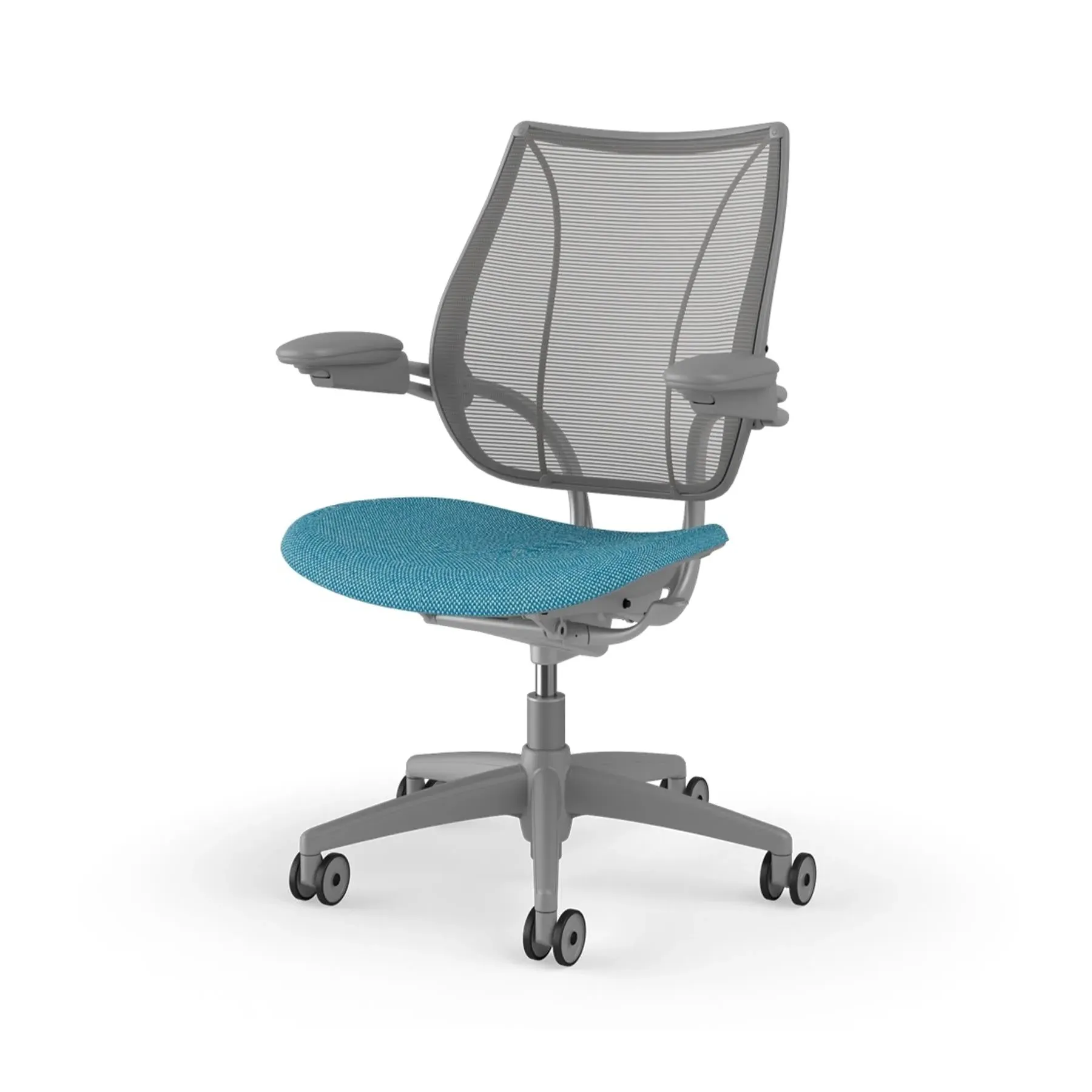 Task Chair with Mesh Back - Silver, Mesh