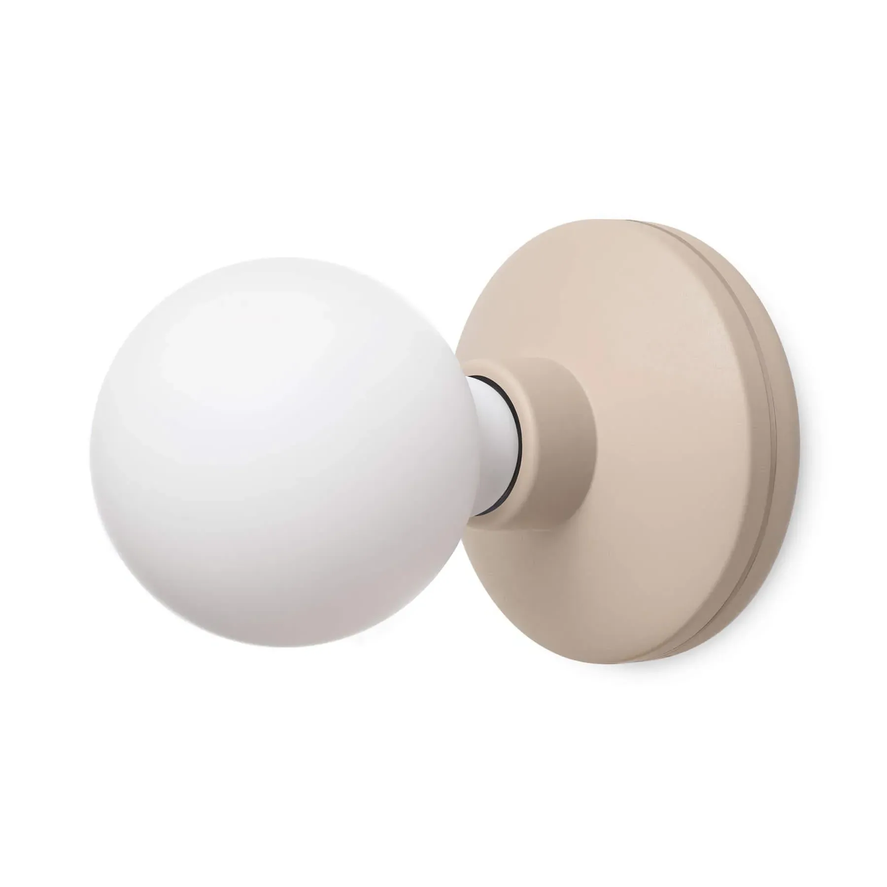 Bee Wall Light with Battery - Beige, Frosted image