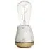 One Portable Rechargeable Lamp - White Marble