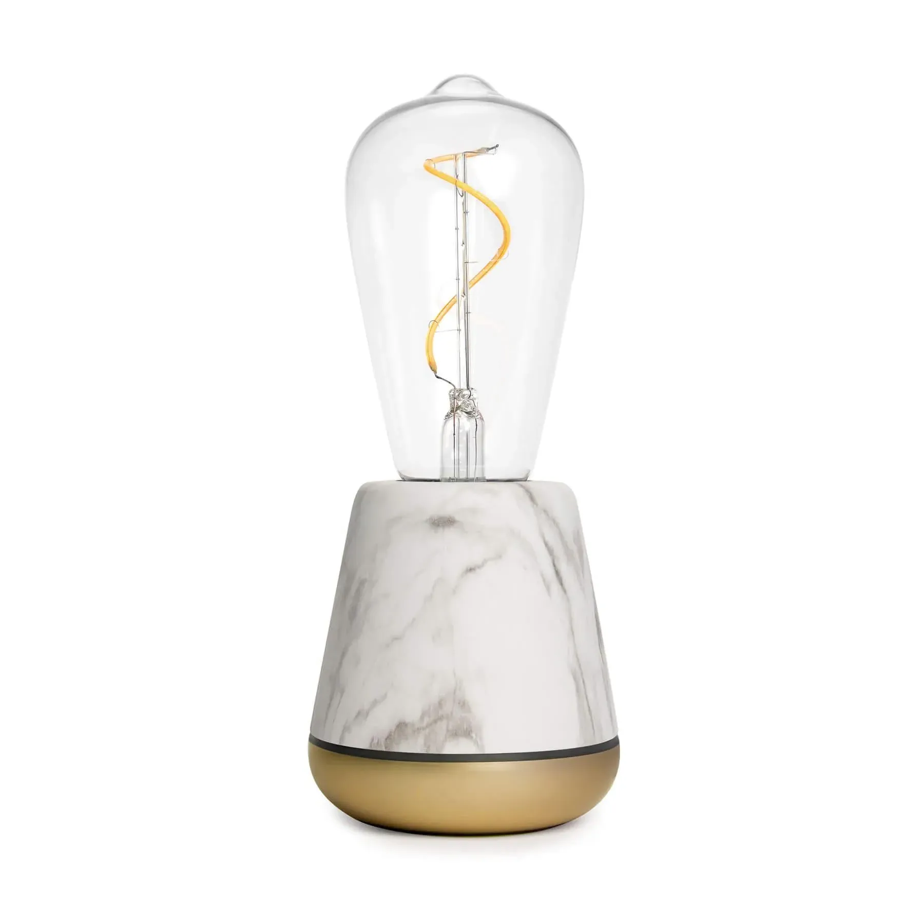 One Portable Rechargeable Lamp - White Marble image
