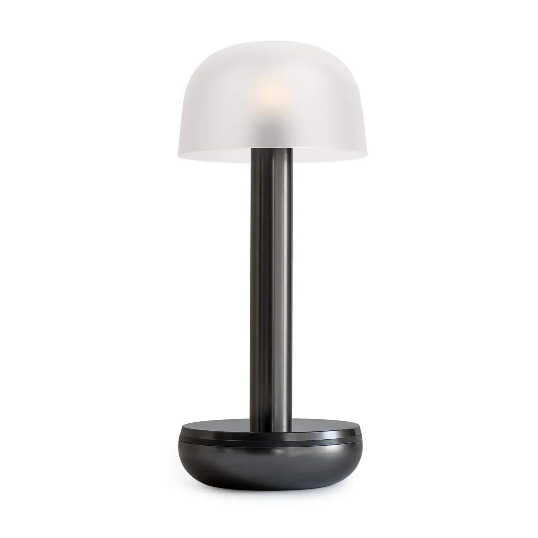 Portable Rechargeable Lamp - Titanium, Frosted