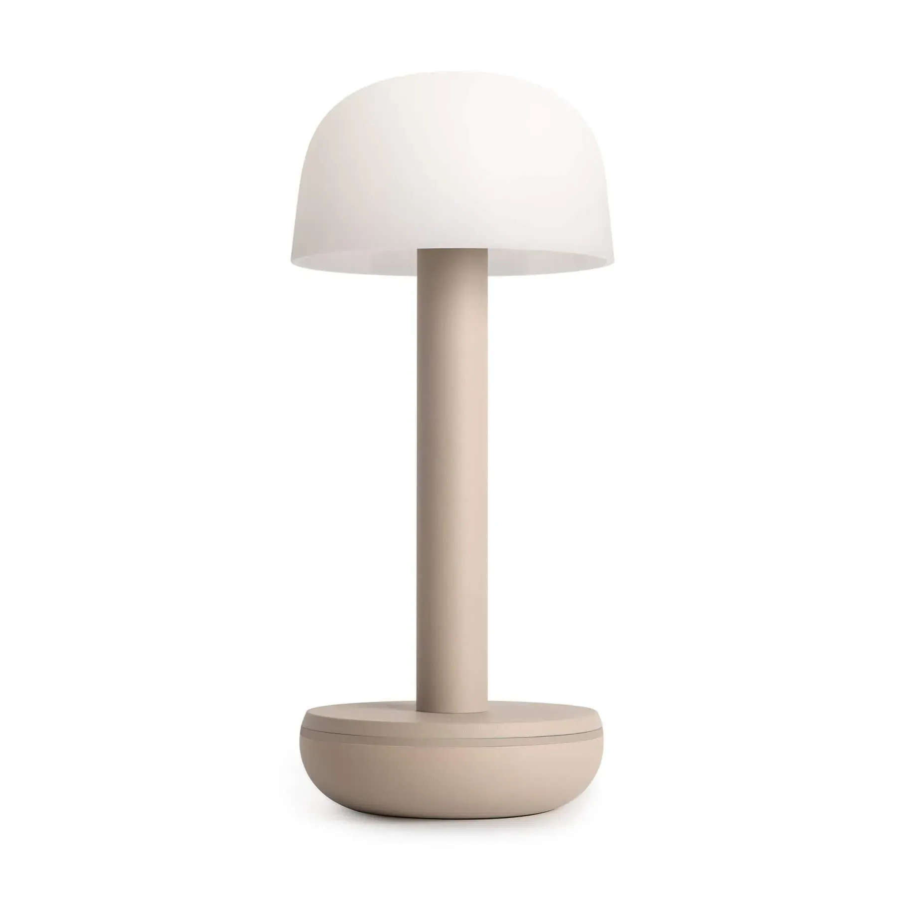 Two Portable Rechargeable Table Lamp - Beige image
