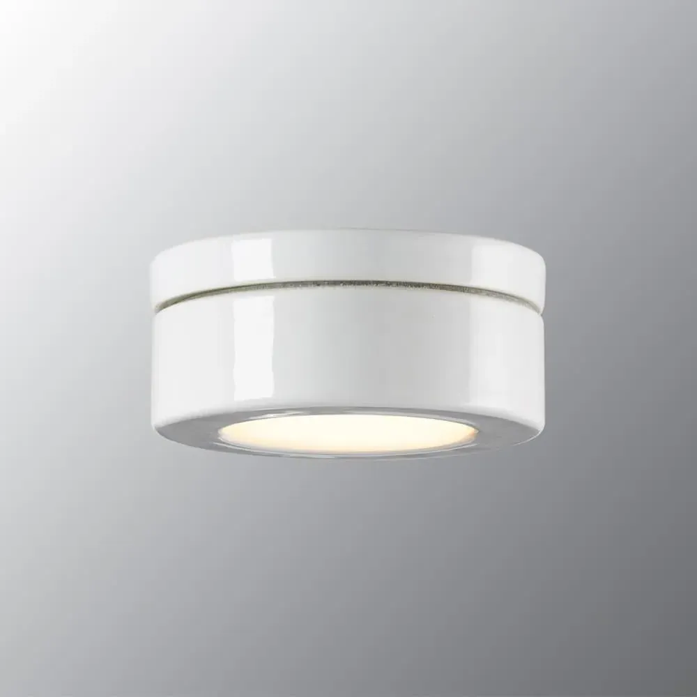 Cool Spot Light Fitting - Grey, Ceramic