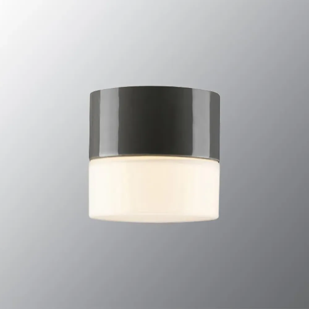 Opus 100 Cylindrical Wall Ceiling Light - White, G9