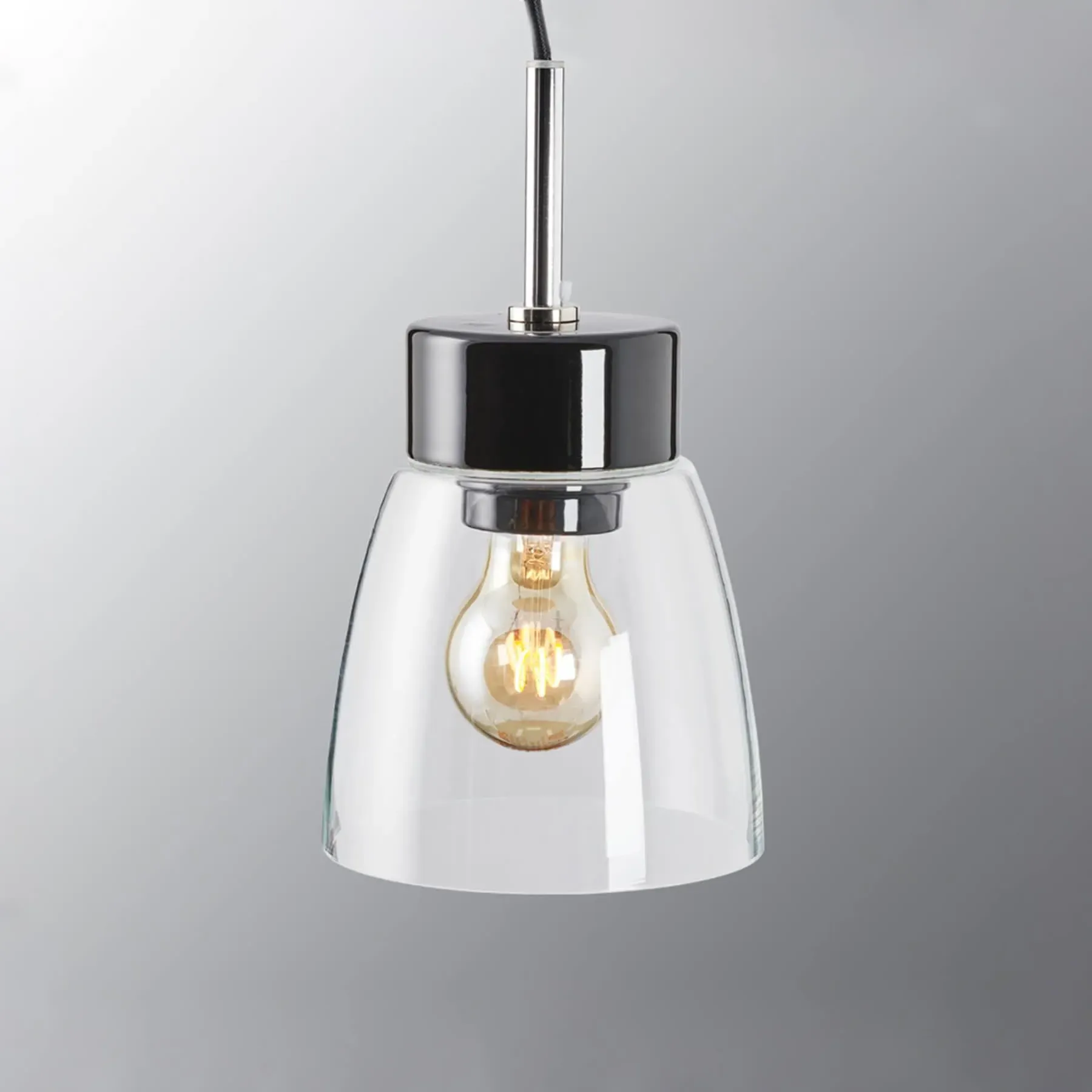 Pendant Light with Opal Shade - White, Glass