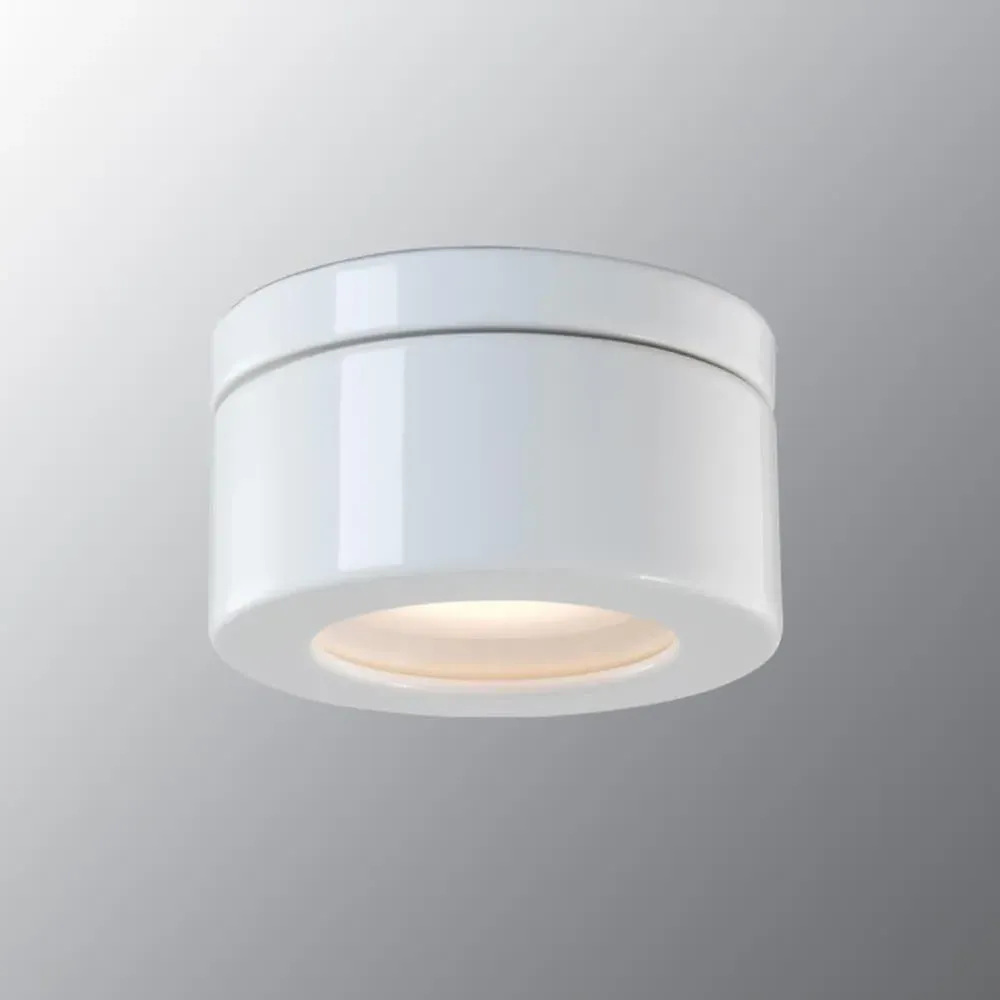 Spot Light Fixture IP44 - White, Ceramic
