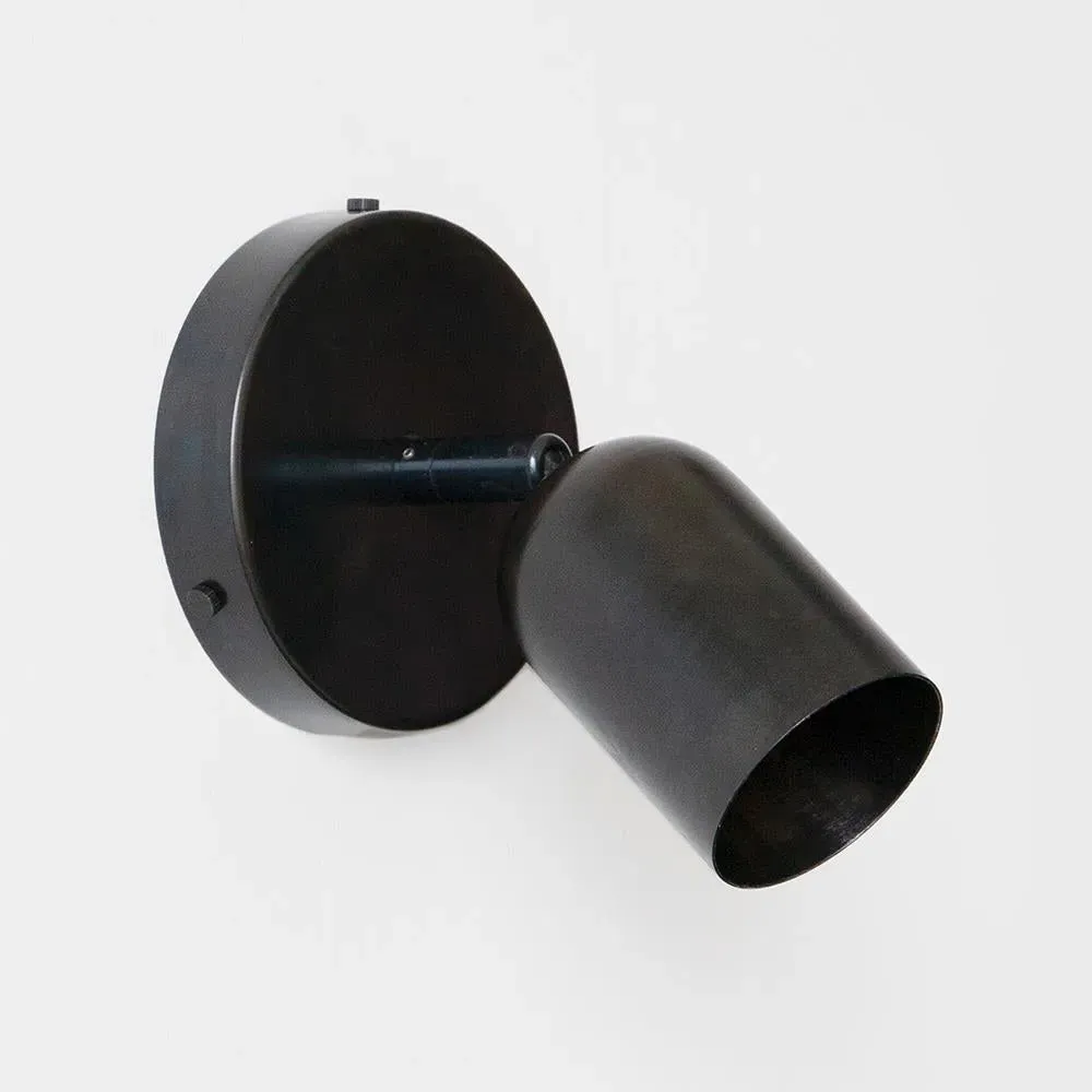 Spot Wall Light with Rotating Shade - Black image