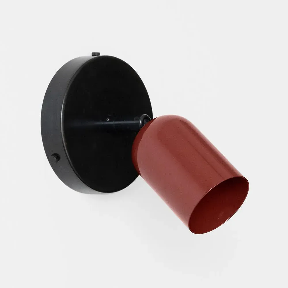 Surface Mount Wall Light - Oxide Red, Metal