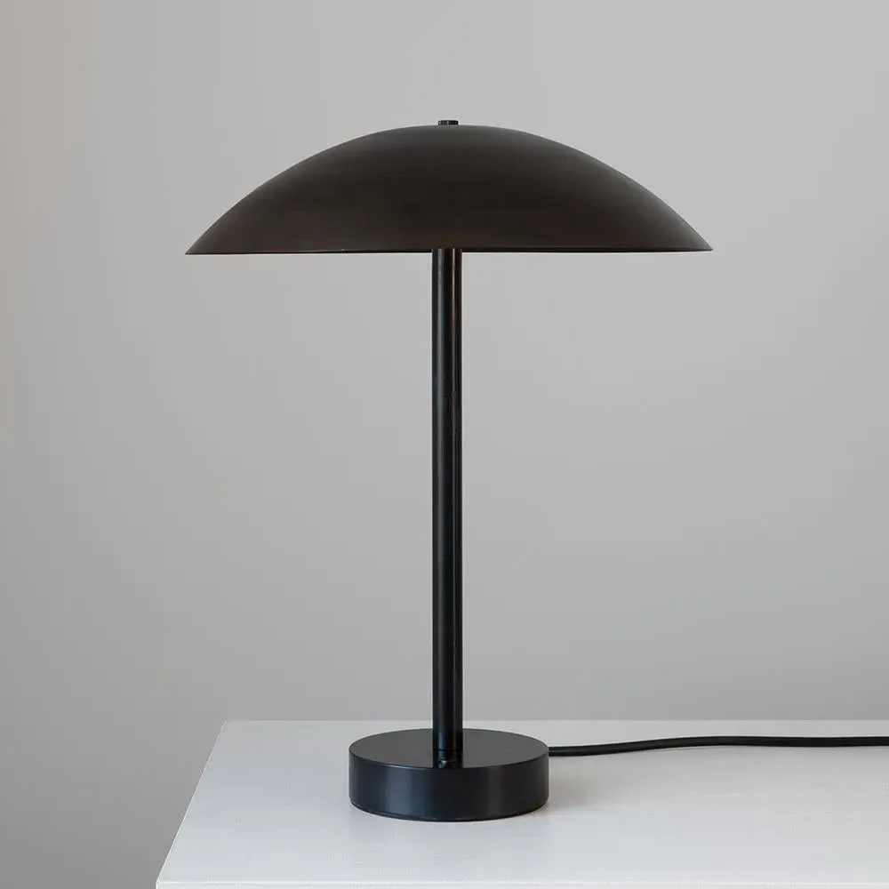 Table Lamp with Sphere Shade - Black image