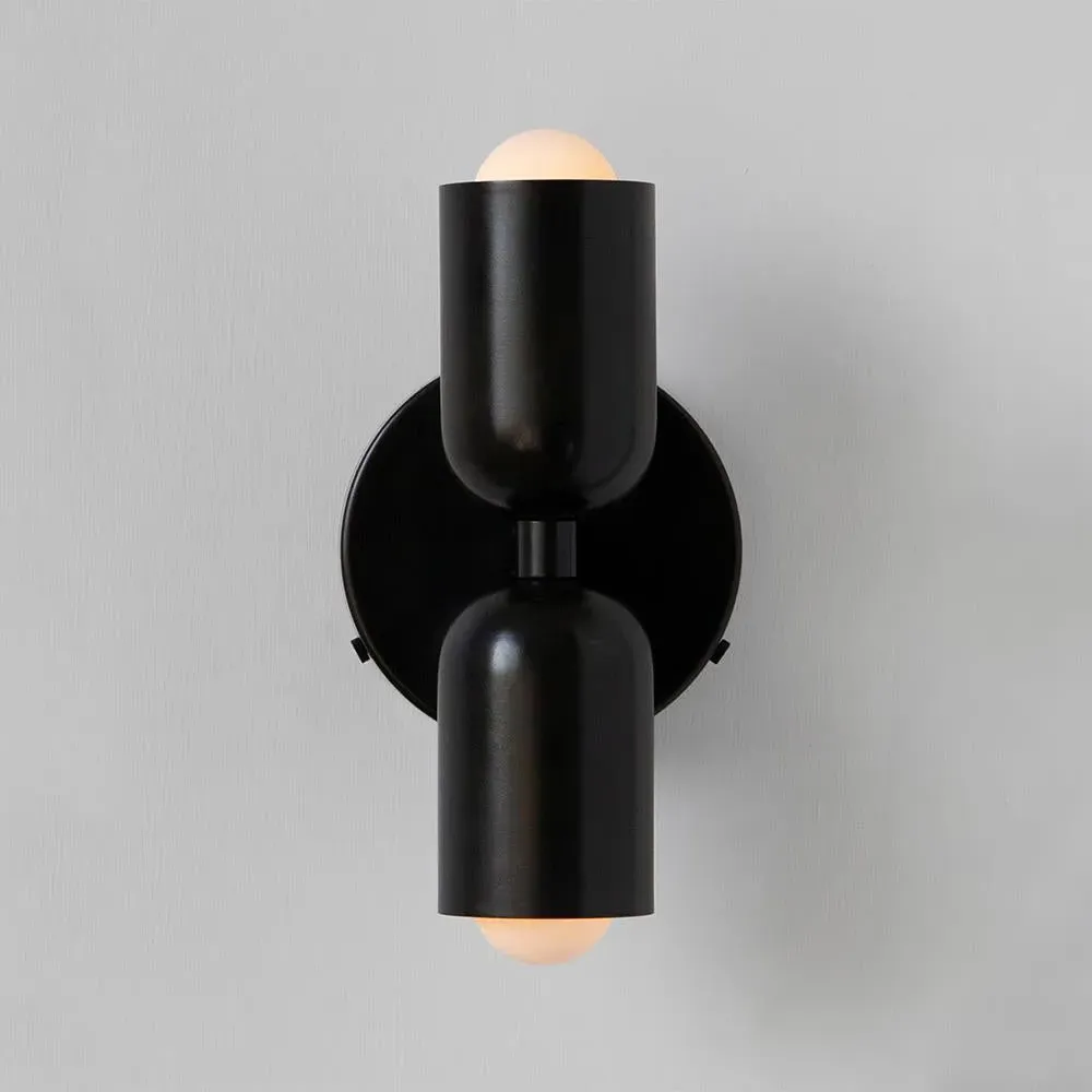 Up Down Wall Sconce - Black image