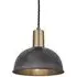 Brooklyn Small Dome Pendant Light - Pewter, Metal
