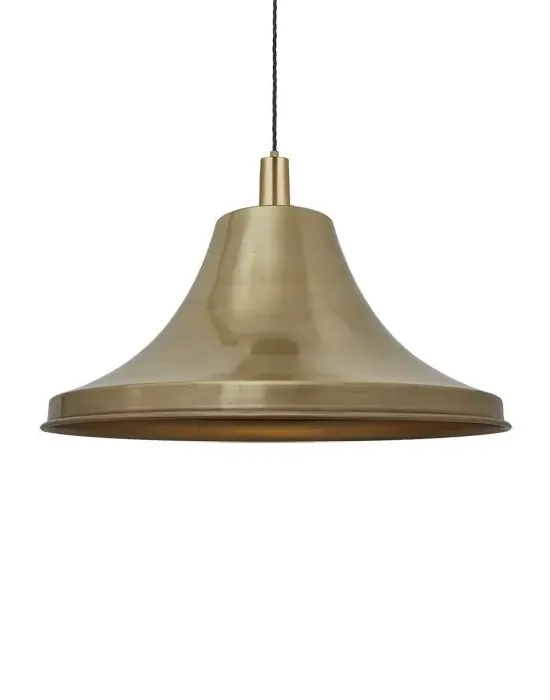 Giant Bell Pendant Light - Brass, Metal
