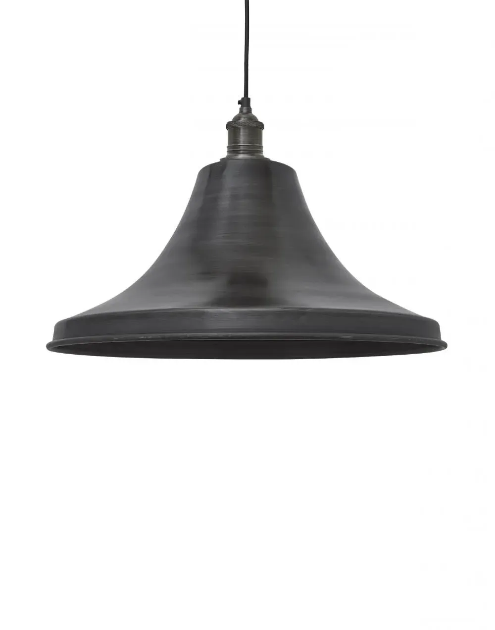 Giant Bell Pendant Light - Pewter, Metal