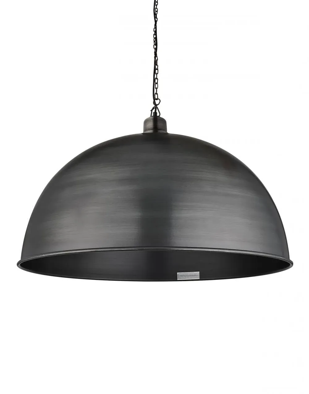 Giant Dome Pendant Light - Dark Pewter, Metal