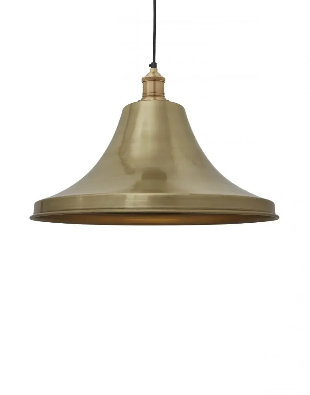 Giant Hat Pendant Light - Brass, Metal