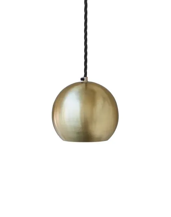 Globe Collection Pendant Light - Brass image