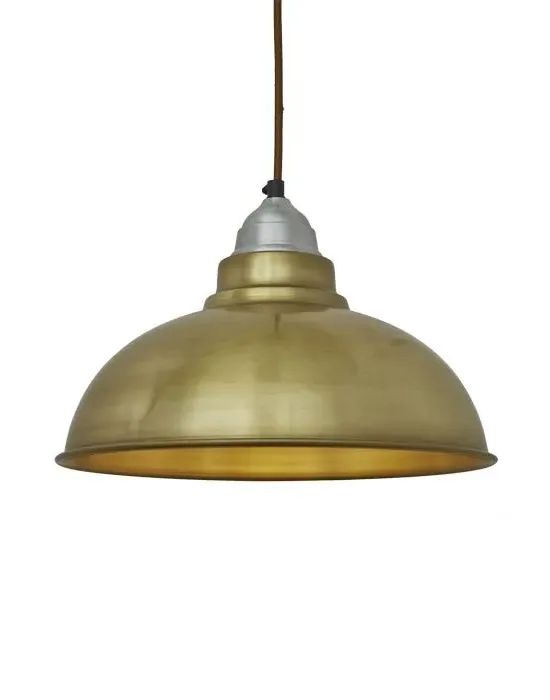Industrial Pendant Light - Brass, Metal image