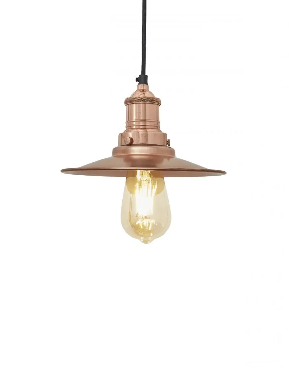 Industrial Pendant Light - Copper, Metal image